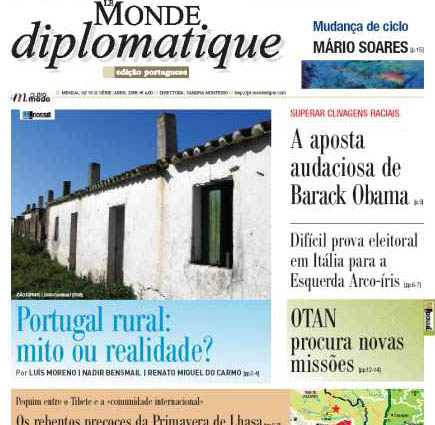 capa n18 edição portuguesa do le monde diplomatique