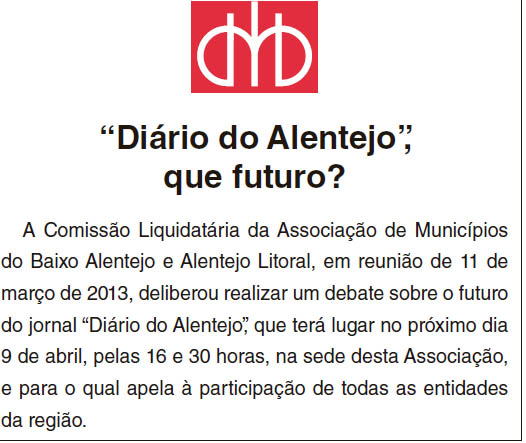 diário do alentejo que futuro
