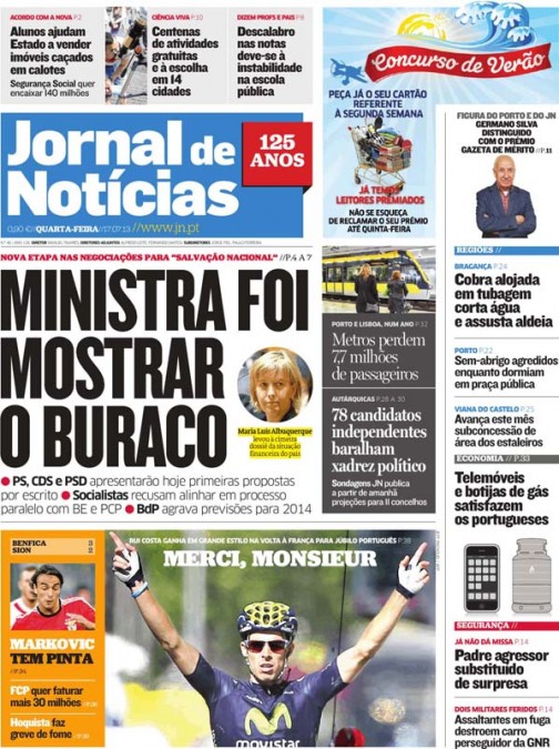 ministra mostra o buraco