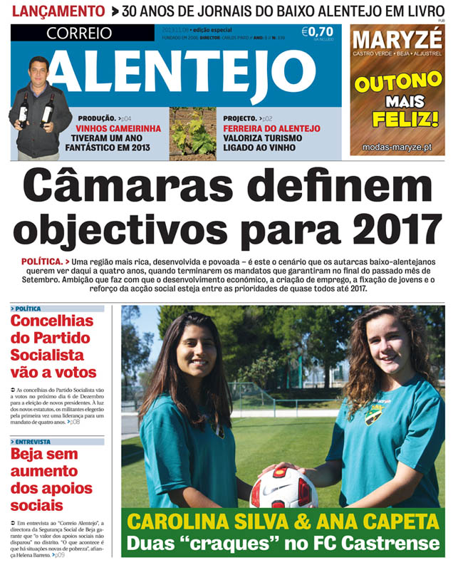 correio alentejo 8 novembro