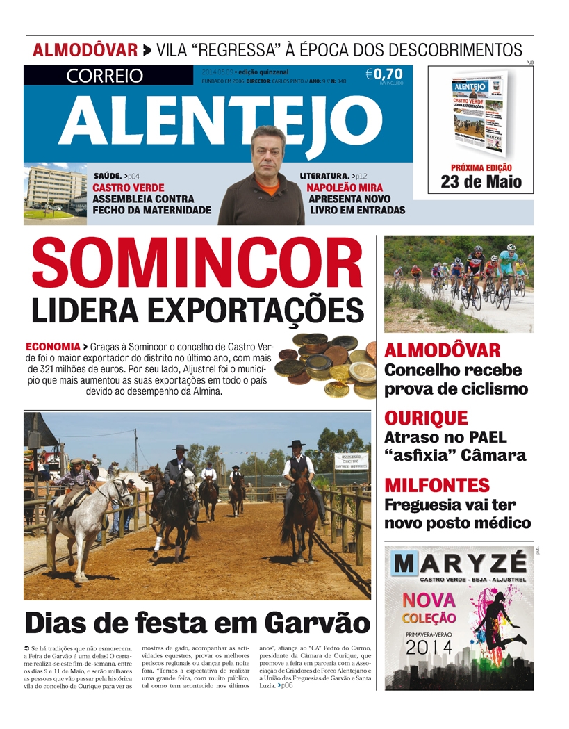 correio alentejo 9 maio