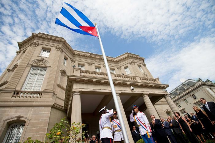 flag cuba washington