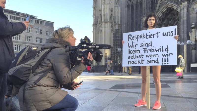 protesto em köln