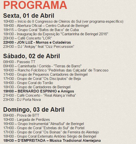 sabores no barro programa